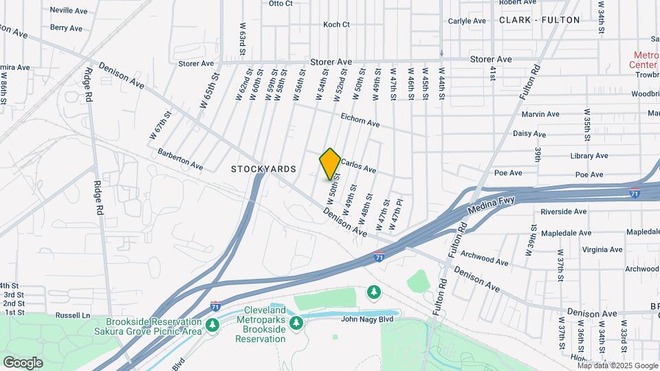 3598 W 50th St Map and Location Details