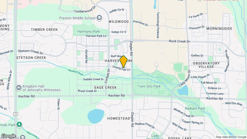 3056 County Fair Ln Map and Location Details