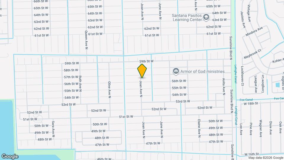 2910 56th St W Mapa y Detalles de la Ubicación