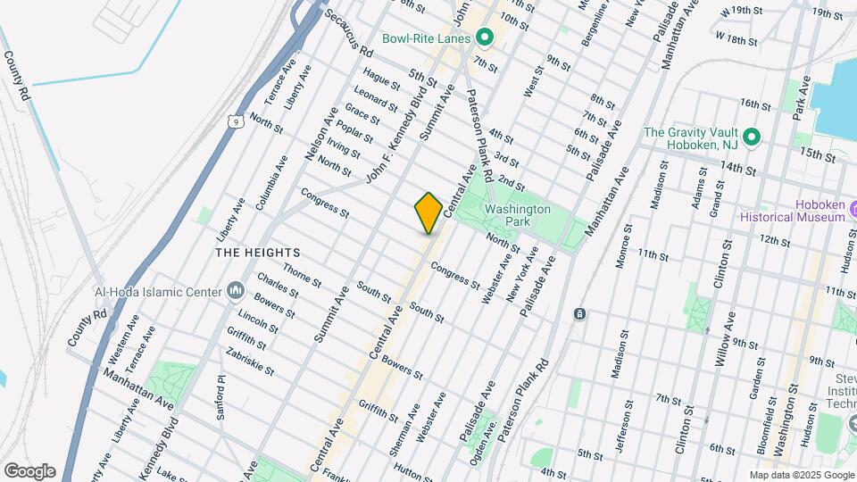 489 Central Ave, Unit 1 Full first floor Map and Location Details