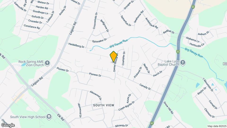 2656 Daniel Boone Ln Map and Location Details