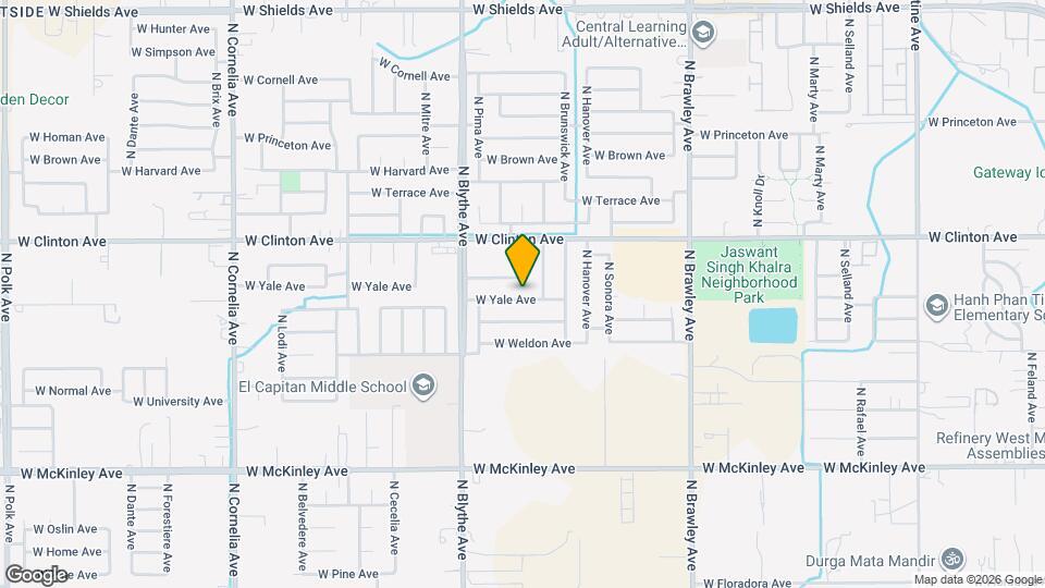 4296 W Yale Ave Mapa y Detalles de la Ubicación