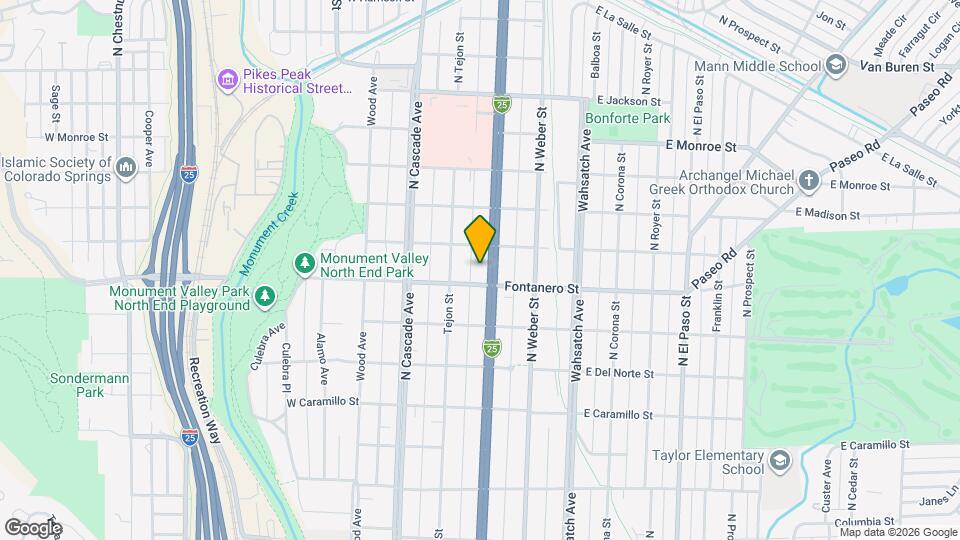 1912 N Nevada Ave Map and Location Details