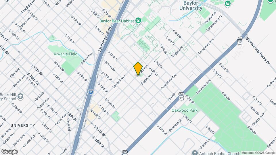 1704 S 10th St Map and Location Details