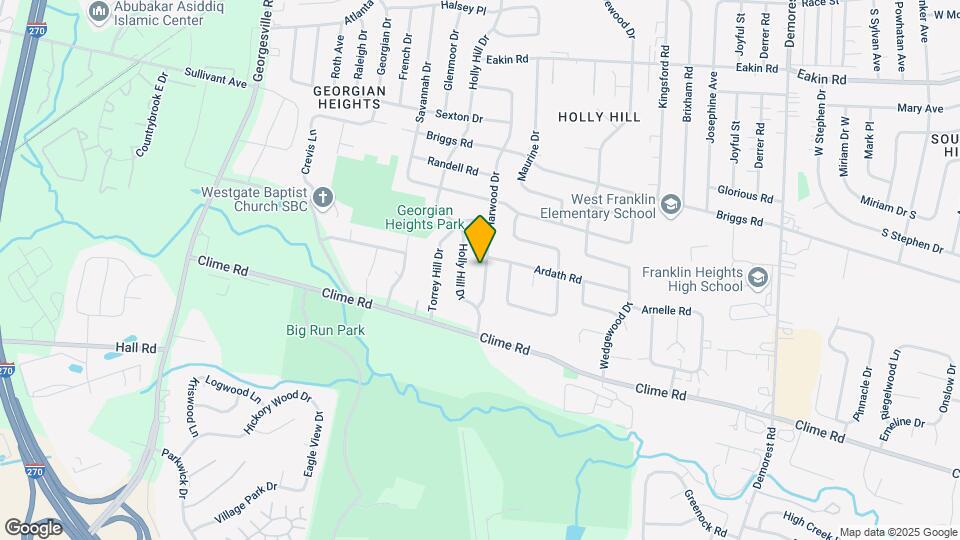 1061 Harwood Dr Map and Location Details