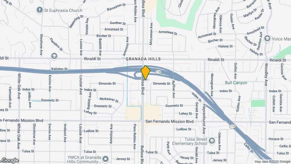 11330 Balboa Blvd Map and Location Details