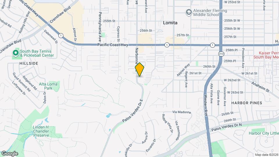 26120 Narbonne Ave Map and Location Details