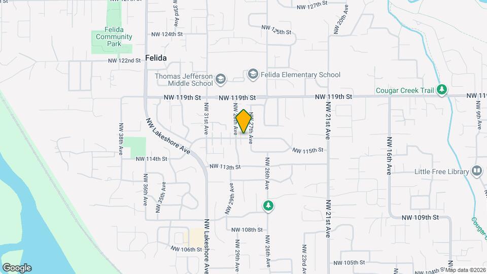 11603 NW 27th Ct Map and Location Details