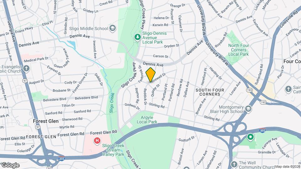 1012 Roswell Dr Map and Location Details