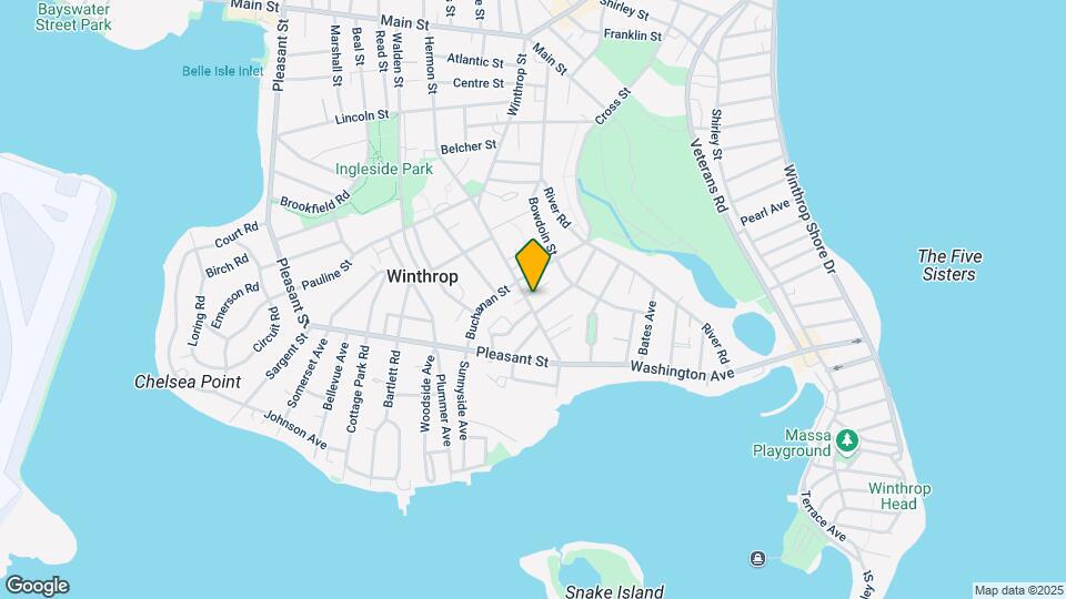 115 Winthrop St Map and Location Details