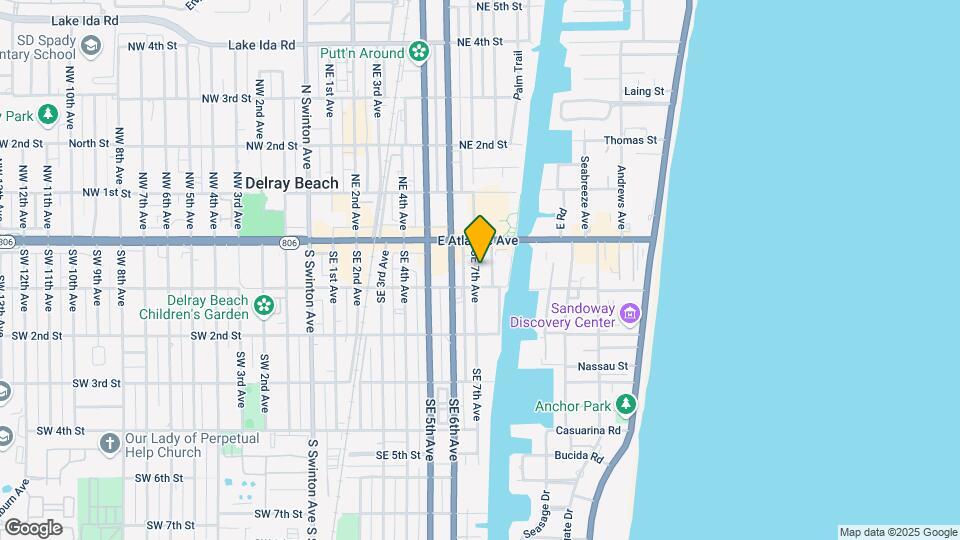 45 SE 7th Ave-Unit -4 Map and Location Details