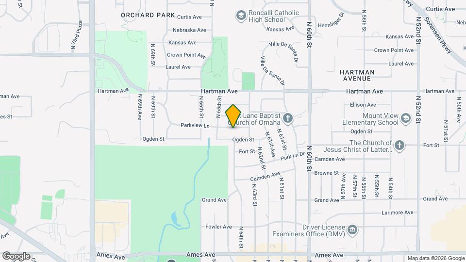 6405 Parkview Ln Map and Location Details