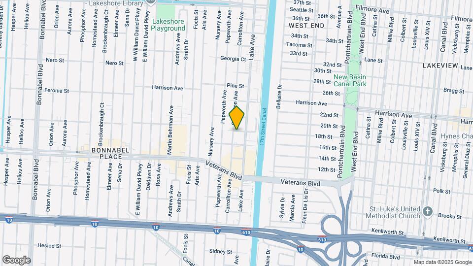 1031 Carrollton Ave Map and Location Details