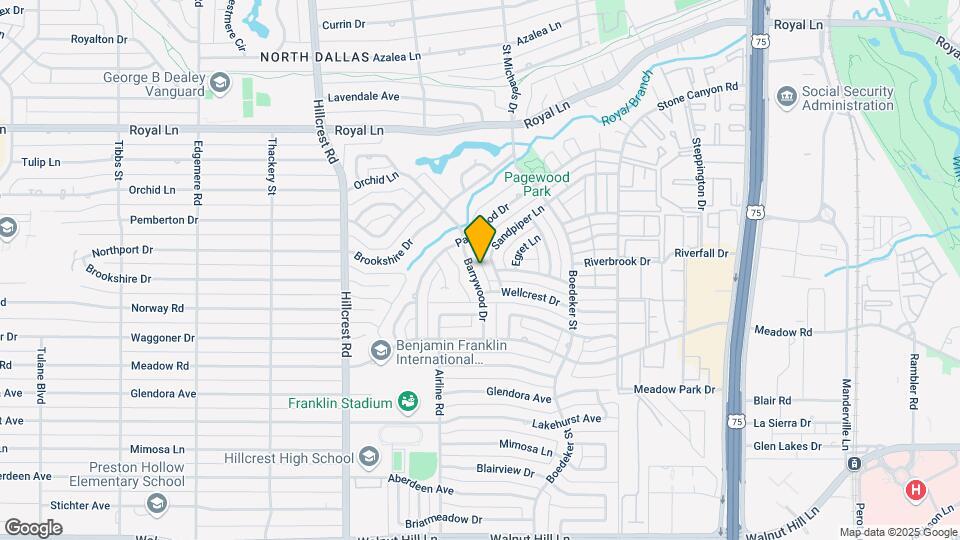 10524 Barrywood Dr Mapa y Detalles de la Ubicación