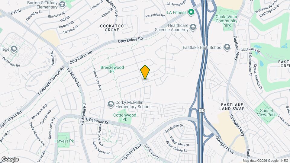 1869 Petaluma Dr Mapa y Detalles de la Ubicación