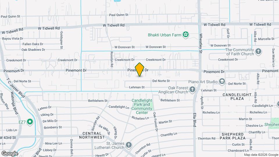 1506 Del Norte St Map and Location Details