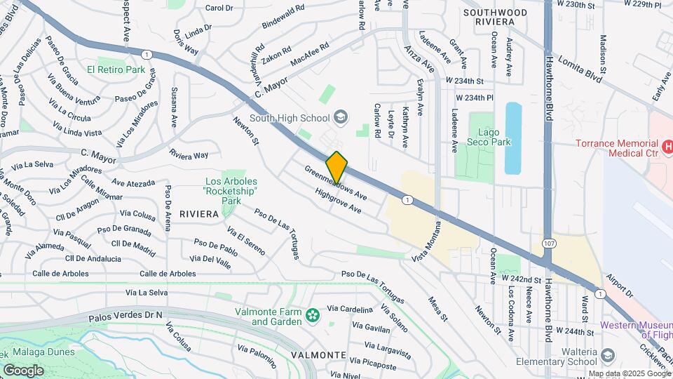 4602 Greenmeadows Ave Map and Location Details