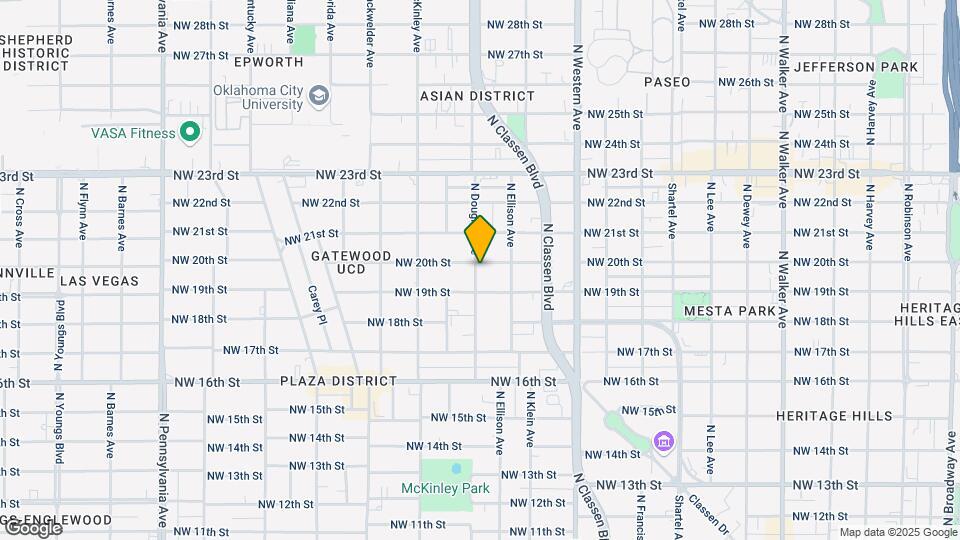 1328 NW 20th St Map and Location Details