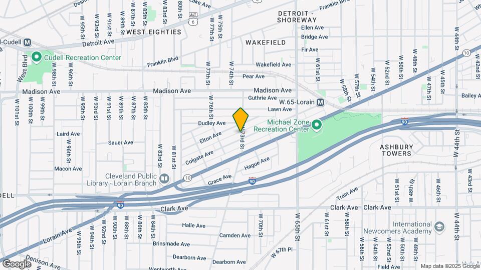 2098 W 73rd St Map and Location Details
