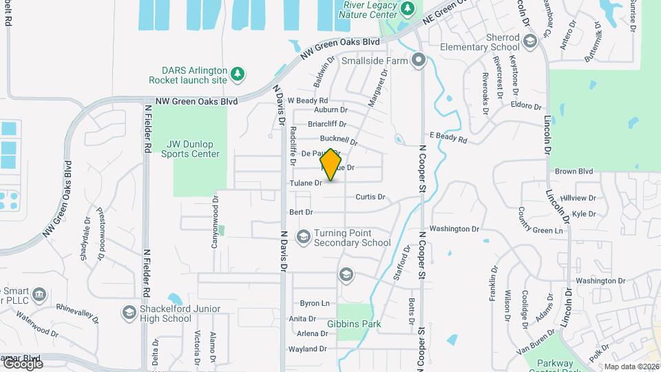 1006 Tulane Dr Map and Location Details