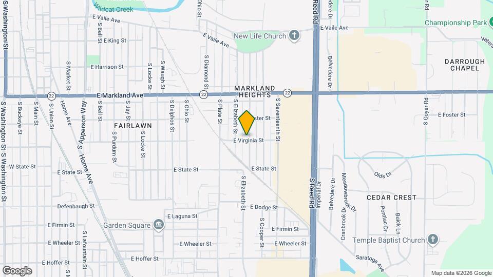 1141 S Calumet St Map and Location Details