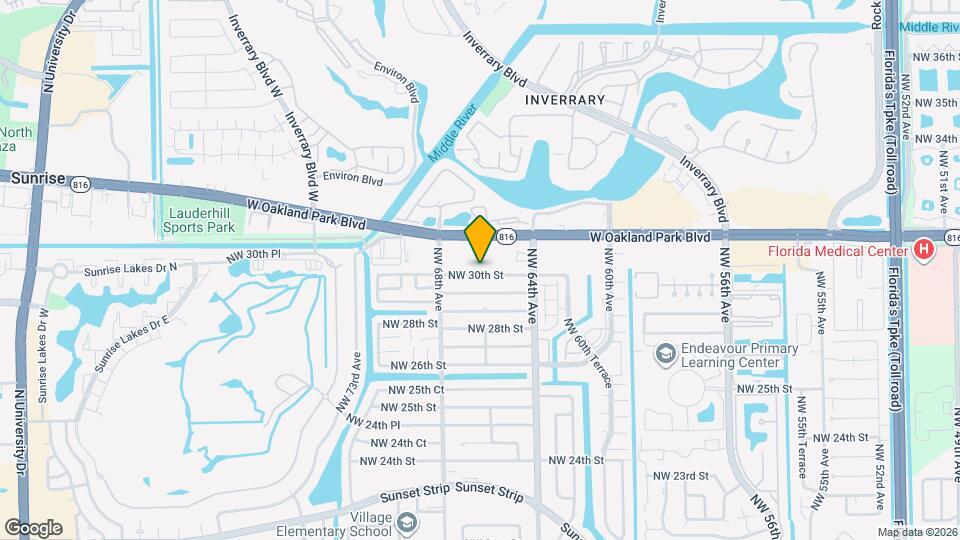 6621 NW 30th St Map and Location Details