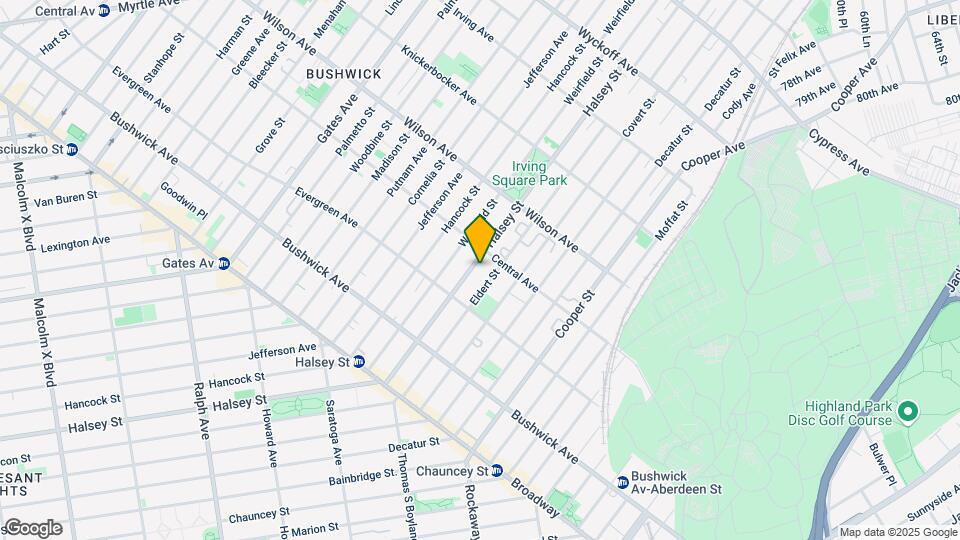 1128 Halsey St Map and Location Details
