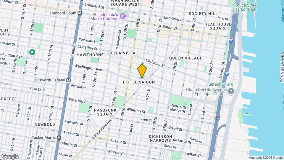 722 League St Map and Location Details