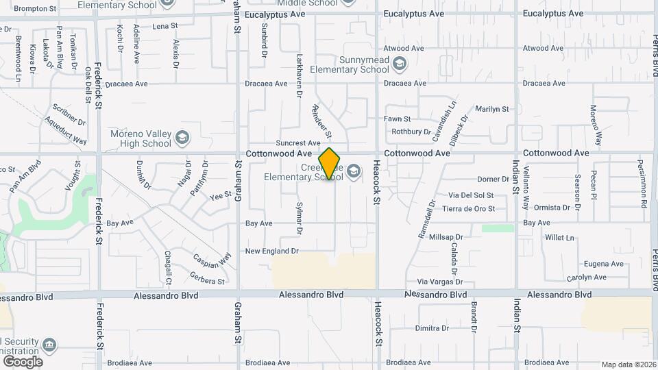 23845 Betts Pl Map and Location Details