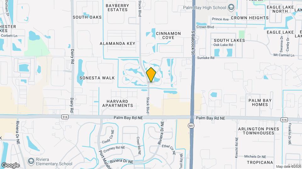 4775 Lake Waterford Way W Map and Location Details