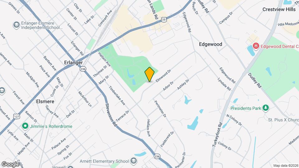 3122 Elmwood Dr Map and Location Details