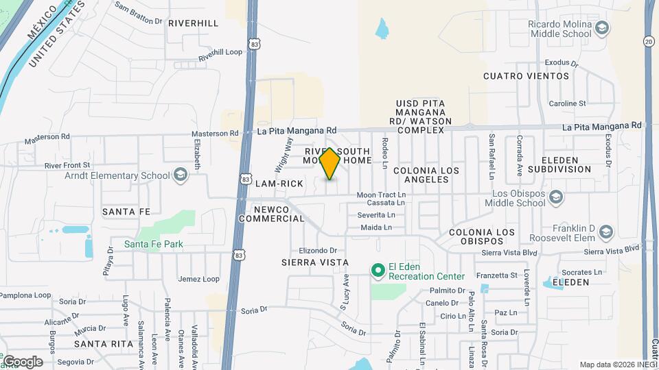 4553 Hachar Ln Map and Location Details