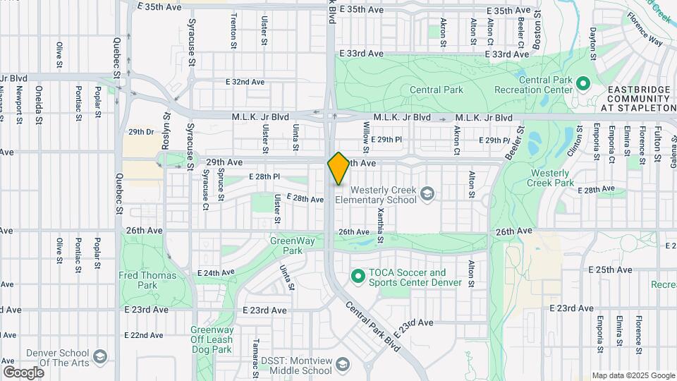 2818 Central Park Blvd Map and Location Details