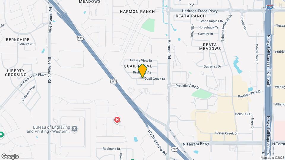 1636 Quail Grove Dr Map and Location Details