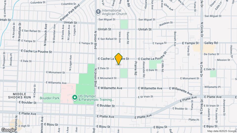 2028 E Dale St Map and Location Details