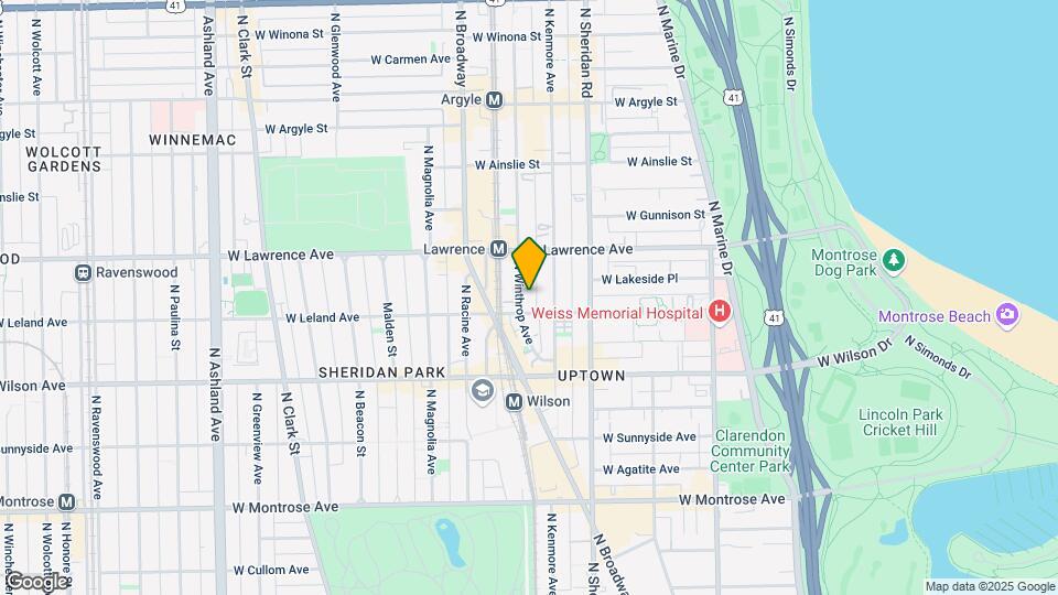 4711 N Winthrop Ave, Unit #G4 Mapa y Detalles de la Ubicación