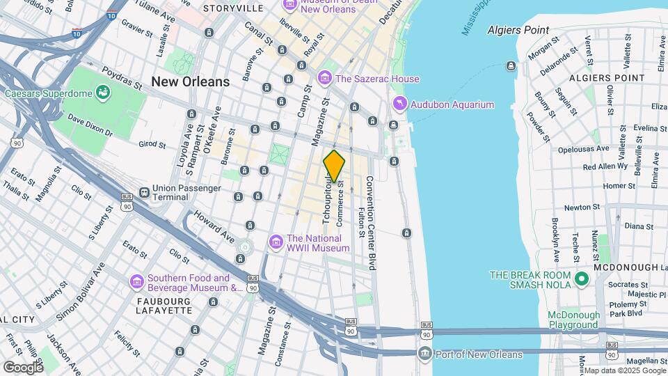 646 Tchoupitoulas St Map and Location Details