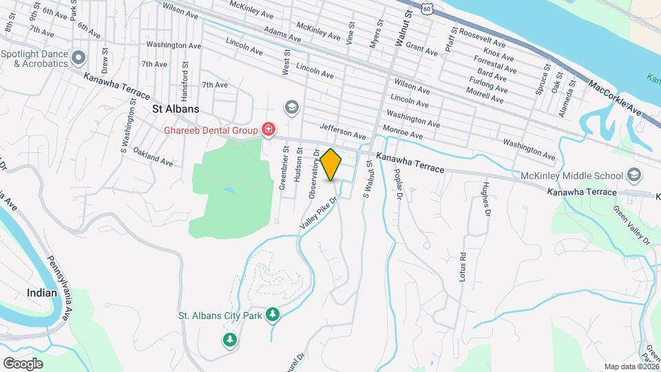 839 Vine St Map and Location Details