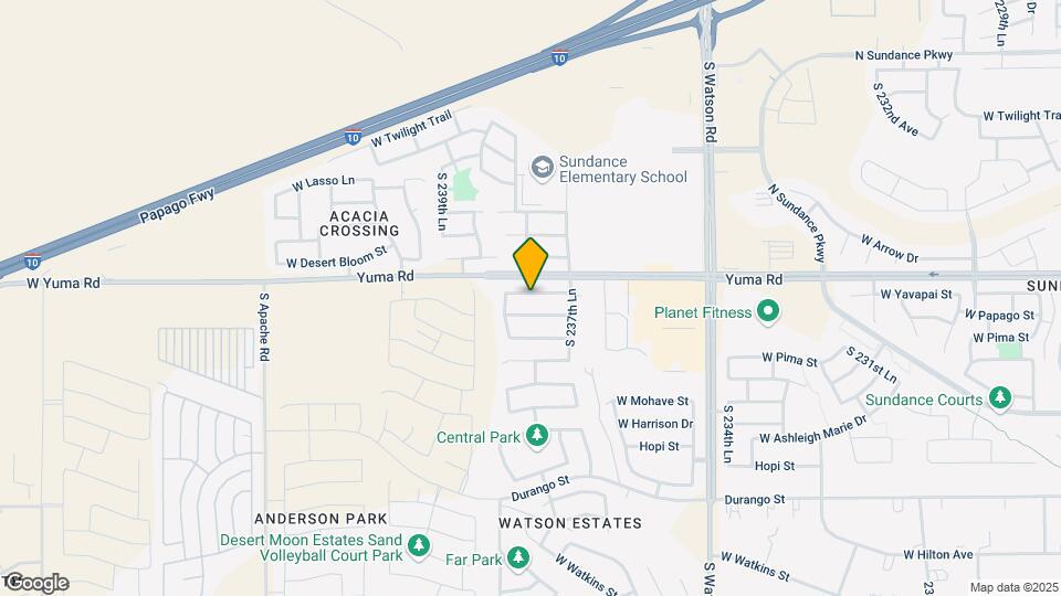 23827 W Yavapai St Mapa y Detalles de la Ubicación