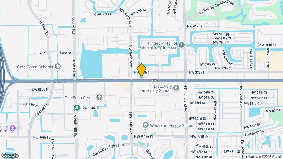 9311 W Commercial Blvd-Unit -305 Map and Location Details