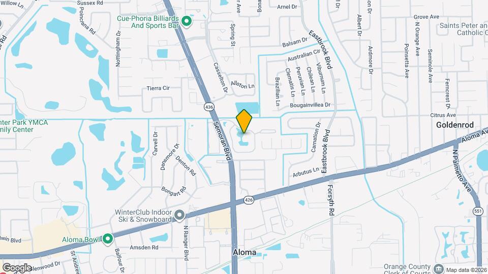 ARIUM Winter Park Mapa y Detalles de la Ubicación