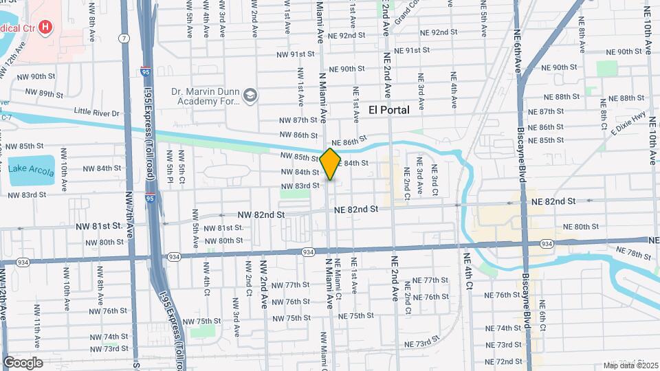 8276 NE Miami Ct Map and Location Details