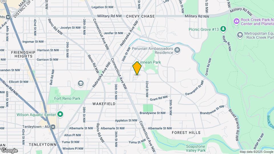 3233 Ellicott St NW Map and Location Details
