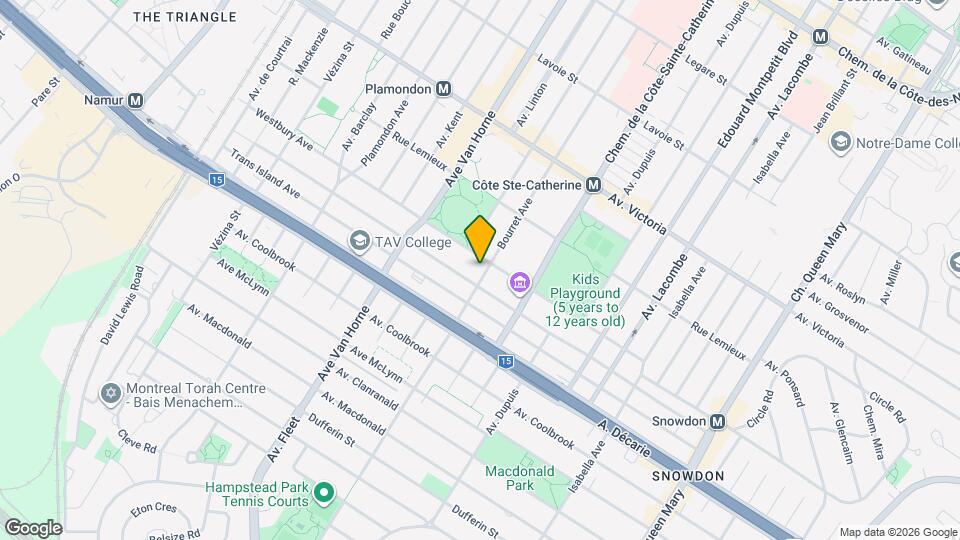 5169 Bourret Av Map and Location Details