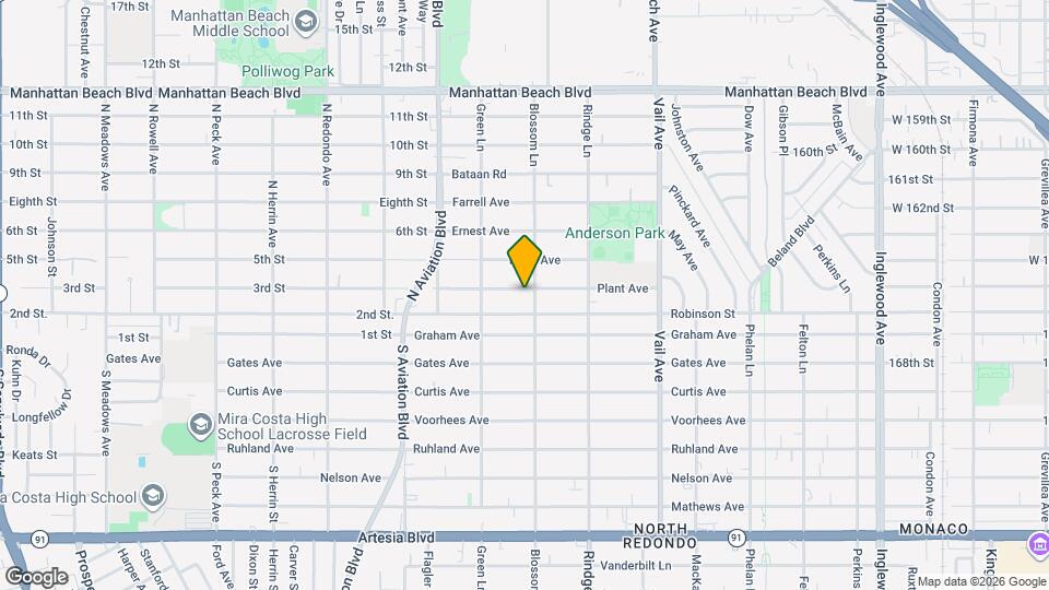 2018 Plant Ave Mapa y Detalles de la Ubicación