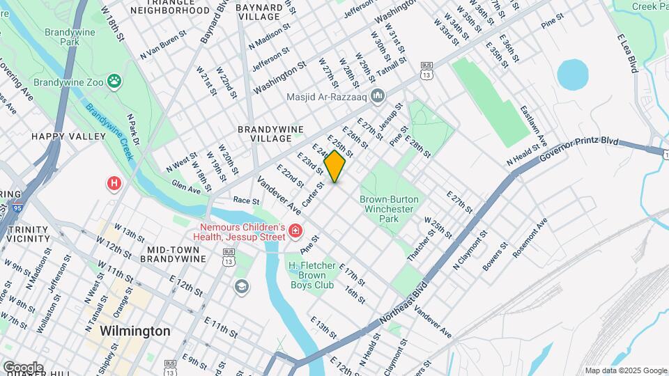 300 E 23rd St Map and Location Details