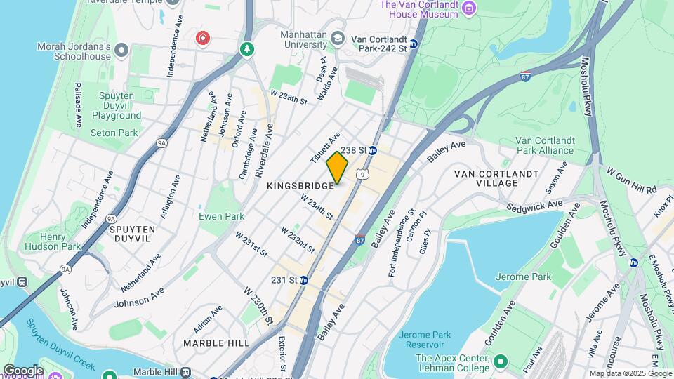 3436 Kingsbridge Ave-Unit -4G Map and Location Details