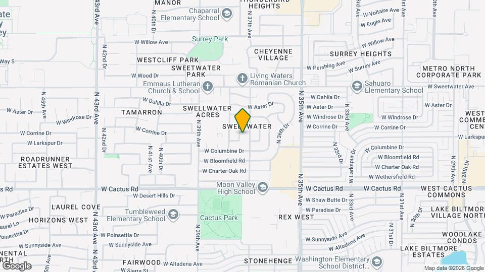 12621 N 37th Dr Map and Location Details
