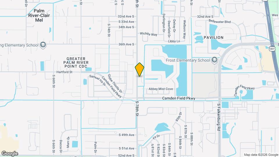 8111 Canterbury Lake Blvd Mapa y Detalles de la Ubicación