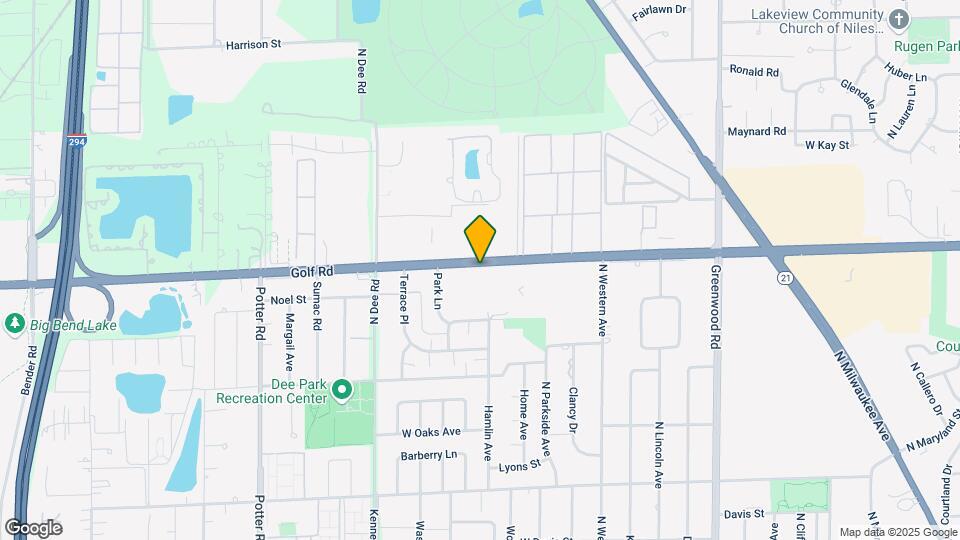 9009 W Golf Rd Map and Location Details